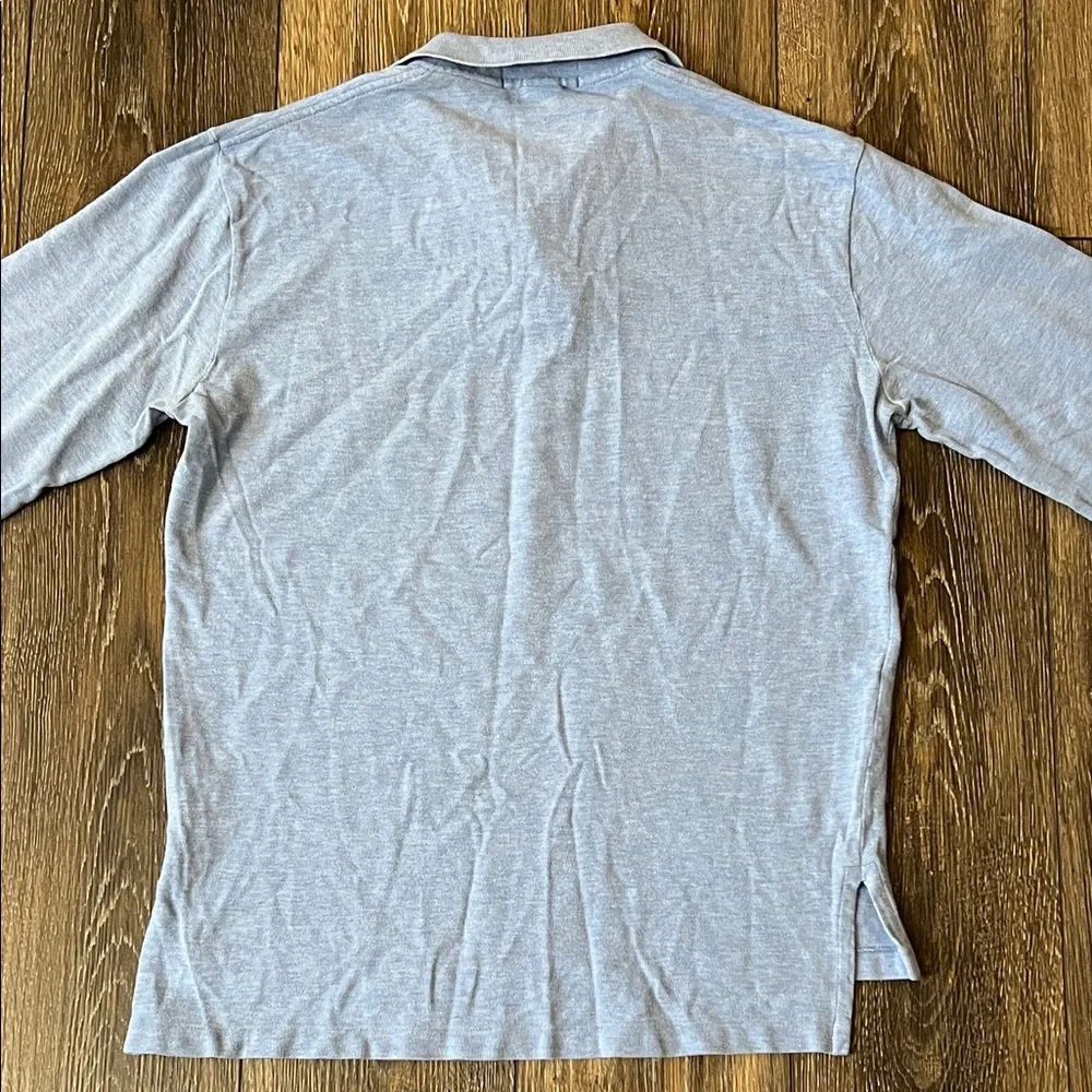 Polo Ralph Lauren Light Blue Long Sleeve Polo Shirt Mens Size Medium